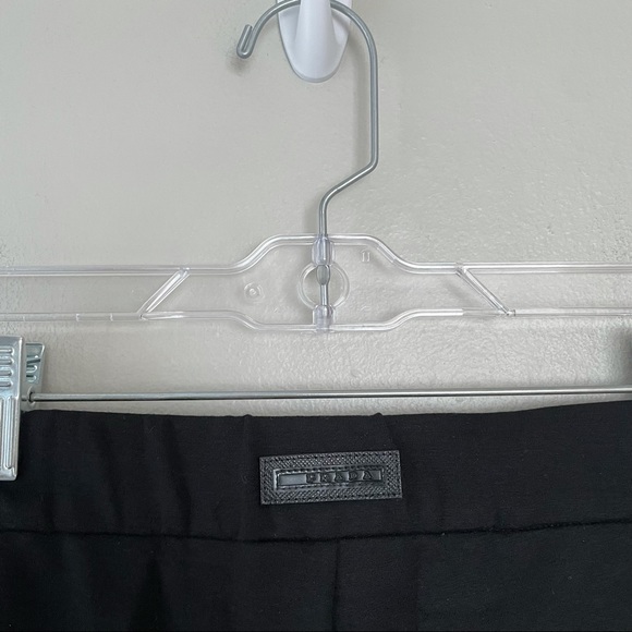 Prada black pants wide legs size XS zipper pockets - Picture 2 of 7